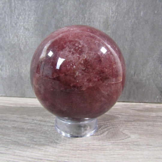 strawberry quartz crystal ball - wholesale