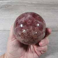 Strawberry Quartz sphere for metaphysical stores