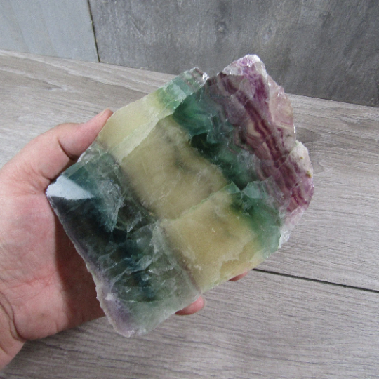 Fluorite Semi-Polished Slabs for Crystal Shops