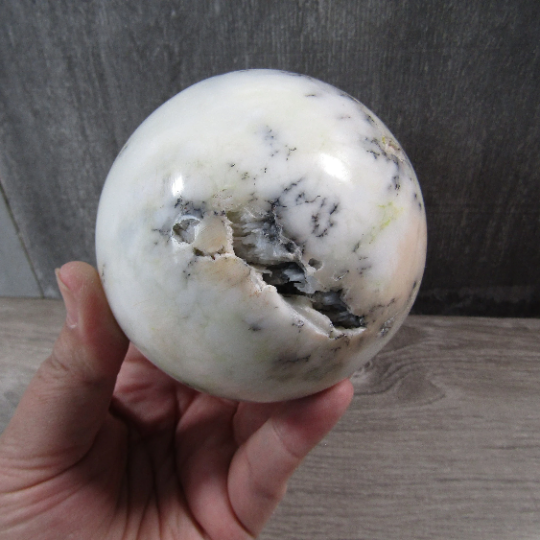 Large Dendritic Opal Sphere – Display Crystal for Retail