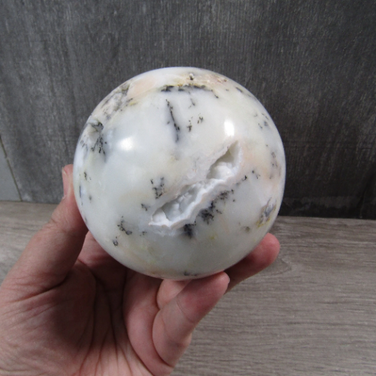 Large Dendritic Opal Sphere – Display Crystal for Retail