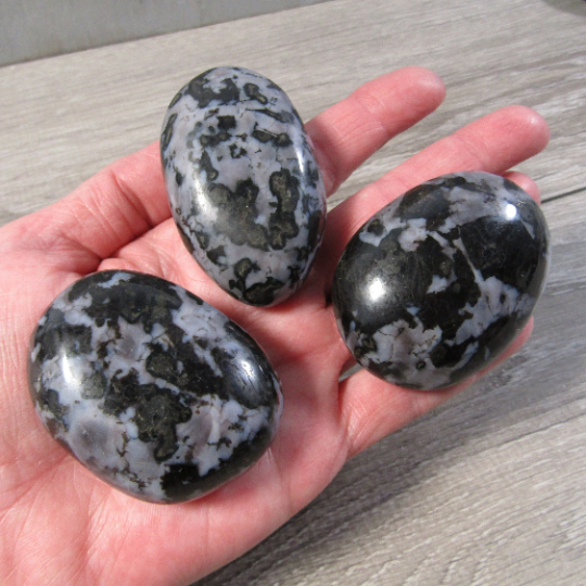 Mystic Merlinite Bulk Polished Crystal Palm Stones Wholesale