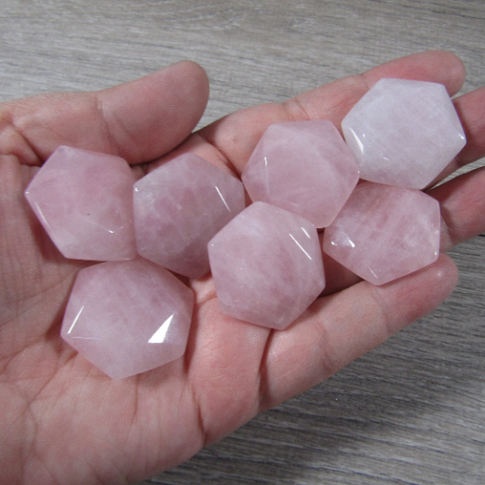 Rose Quartz crystal star of david wholesale