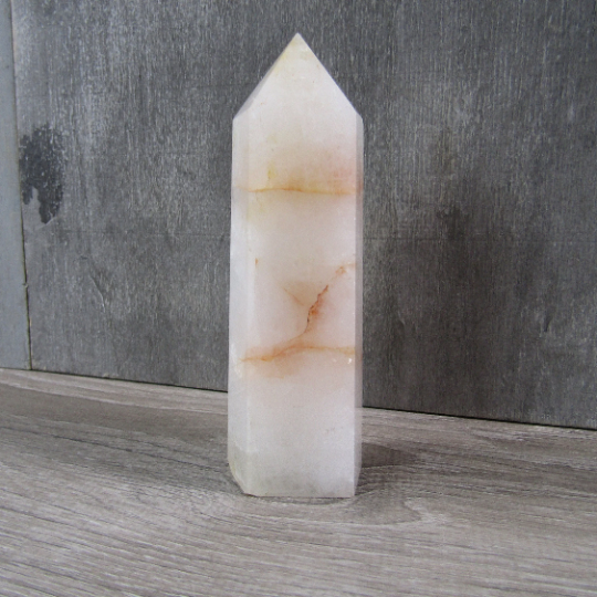 large hematoid quartz tower