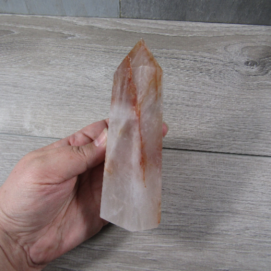 quartz large crystal pillar