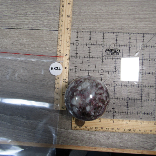 tourmaline quartz display sphere