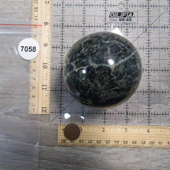Kambaba Jasper Sphere – Large Display Size for Crystal Shops