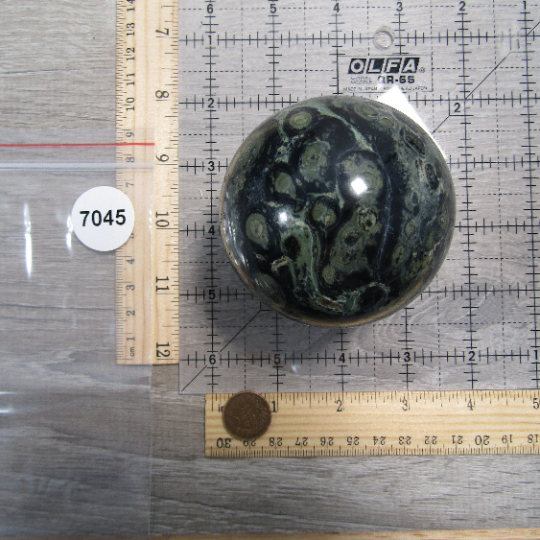 Kambaba Jasper Sphere – Large Display Size for Crystal Shops