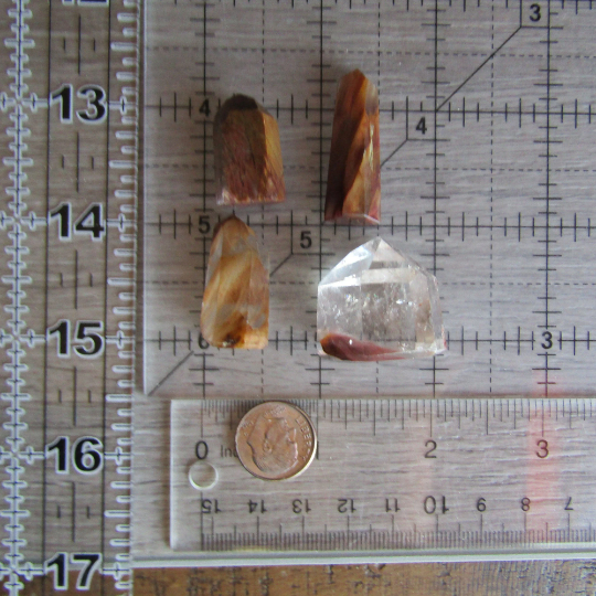 Small Gemstone Obelisk Points for Wire Wrapping or Gridding