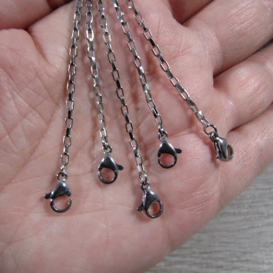 Stainless Steel Necklace Chains – Assorted Styles for Jewelry