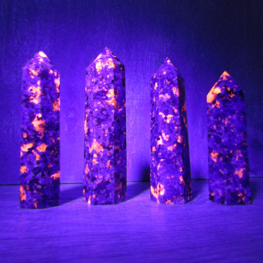 flame stone glow in dark