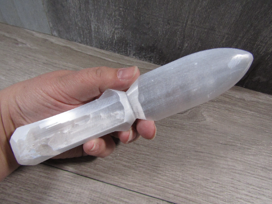Selenite Polished Wands and Athame Blades – Assorted Styles Metaphysical Shops