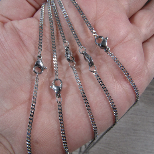 Stainless Steel Necklace Chains – Assorted Styles for Jewelry
