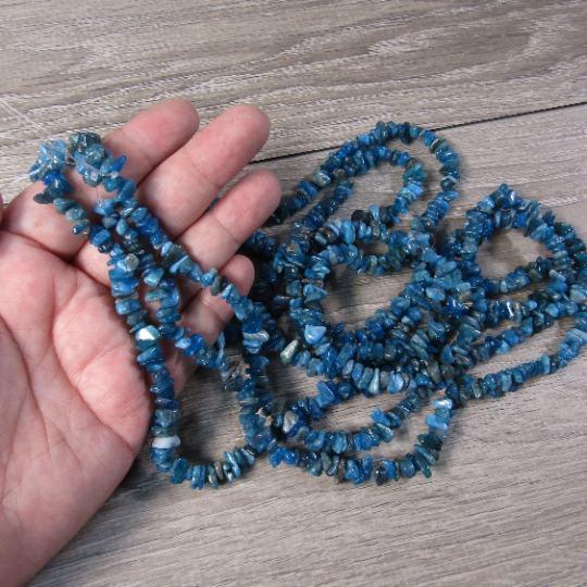 Apatite Wholesale Gemstone Chip Necklaces