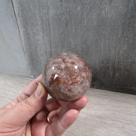 Hematoid Quartz Sphere for Wholesale – Crystal Shops