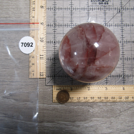 Hematoid Quartz Sphere for Wholesale – Crystal Shops