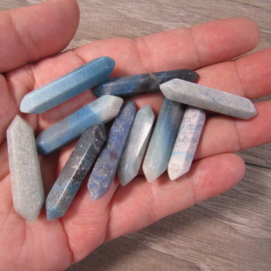 trolliite wholesale carved gemstone point wand