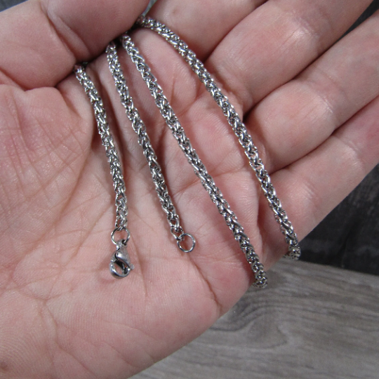 Stainless Steel Necklace Chains – Assorted Styles for Jewelry