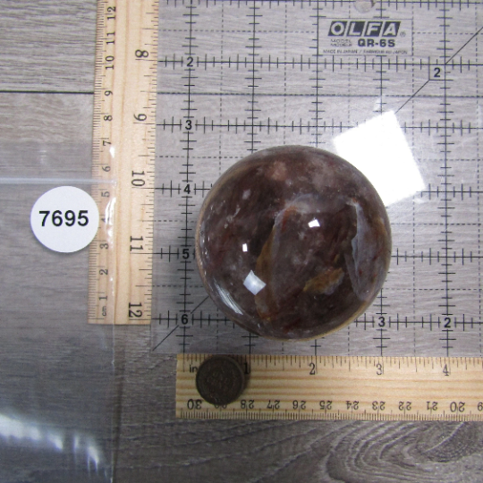 Hematoid Quartz Sphere for Wholesale – Crystal Shops