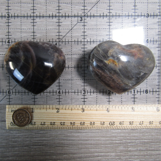 black moonstone hearts for rock shops
