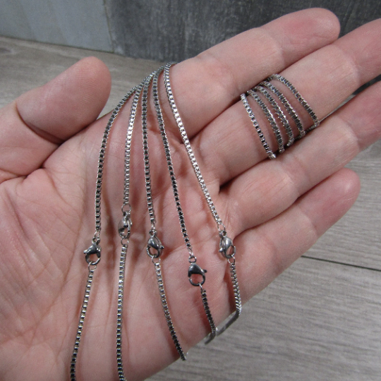 Stainless Steel Necklace Chains – Assorted Styles for Jewelry