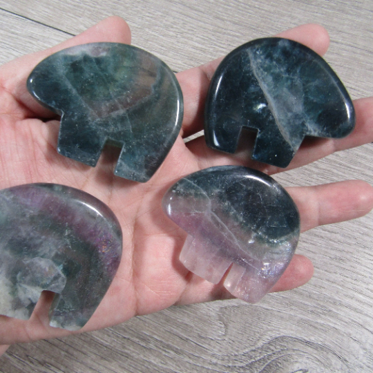 Zuni fluorite bears for resale