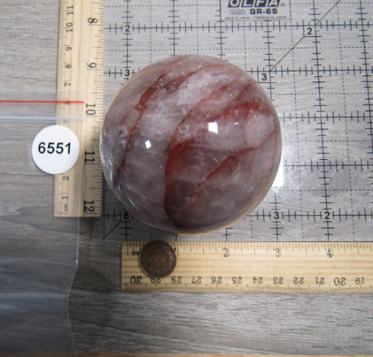 Hematoid Quartz Sphere for Wholesale – Crystal Shops
