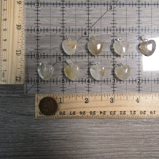 heart shaped quartz jewelry