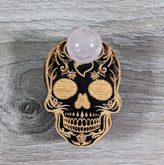 skull metaphysical shop display