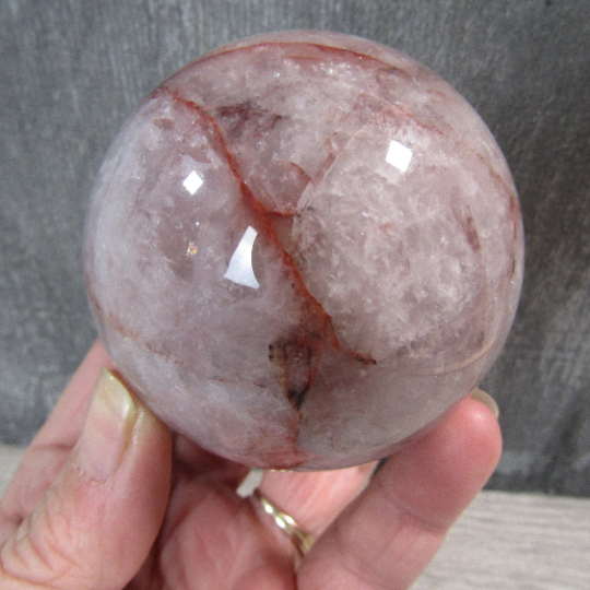 Hematoid Quartz Sphere for Wholesale – Crystal Shops