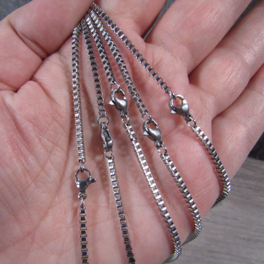 Stainless Steel Necklace Chains – Assorted Styles for Jewelry