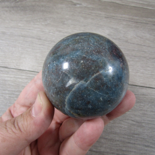 Ruby in Kyanite Sphere – Large Display Crystal for Retailers
