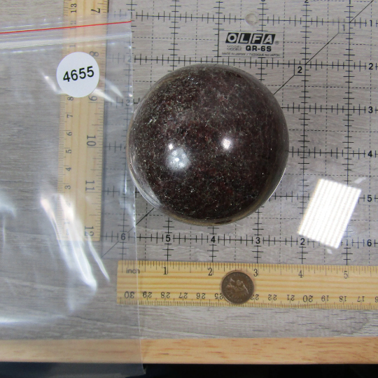 Garnet Display Sphere for new age shops