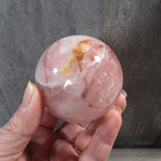 Hematoid Quartz Sphere for Wholesale – Crystal Shops