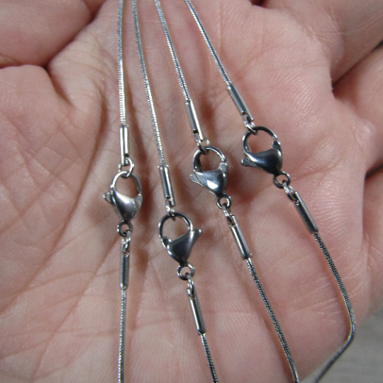 Stainless Steel Necklace Chains – Assorted Styles for Jewelry