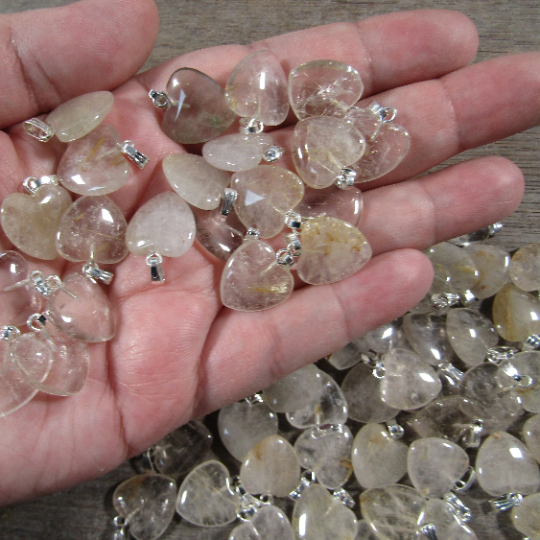 gemstone heart pendant wholesale