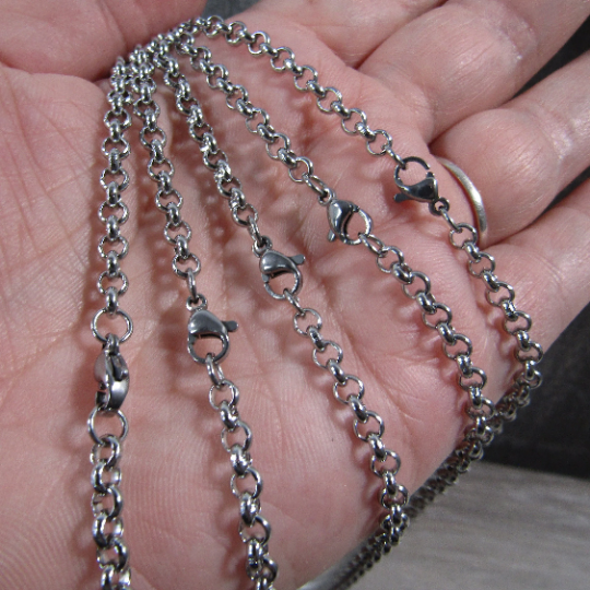 Stainless Steel Necklace Chains – Assorted Styles for Jewelry