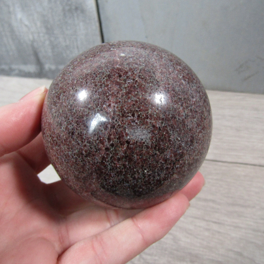 Large Garnet Display Sphere – Wholesale Deep Red Crystal