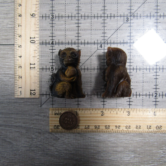 Gemstone Monkey Figurine 2-Inch – Carved Crystal Animal