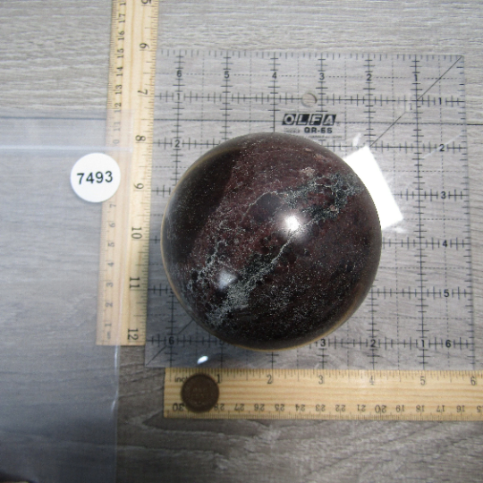 Large Garnet Display Sphere – Wholesale Deep Red Crystal
