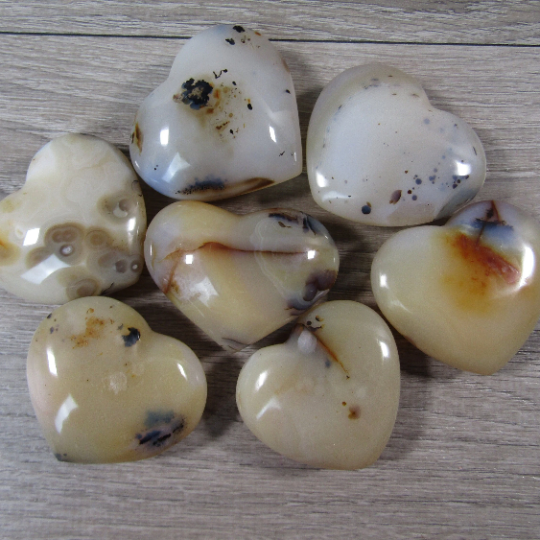 dendritic agate earthy hearts metaphysical wholesale