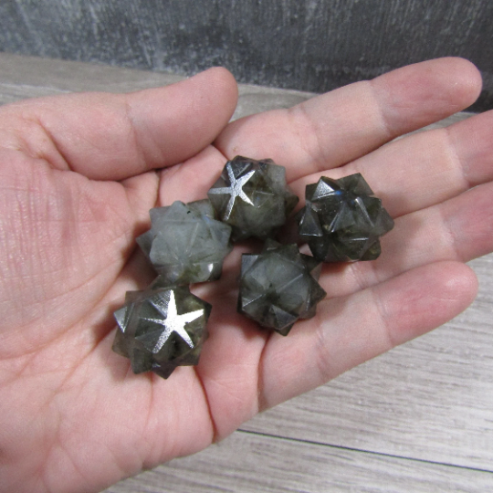 labradorite Natural gemstone Merkaba star for energy healing retailers