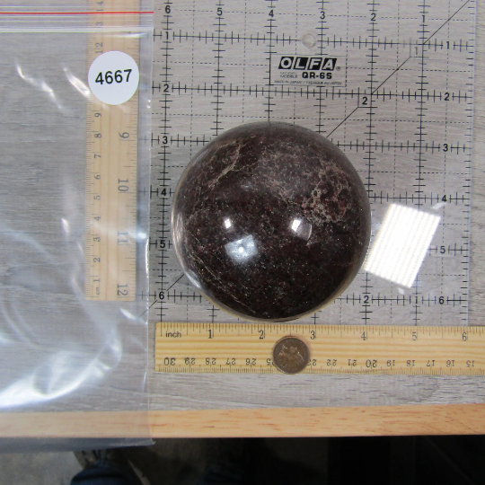 Large Garnet Display Sphere – Wholesale Deep Red Crystal