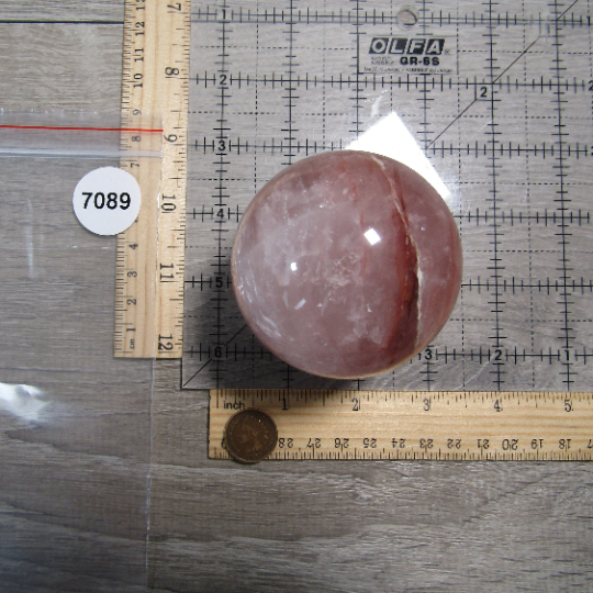 Hematoid Quartz Sphere for Wholesale – Crystal Shops