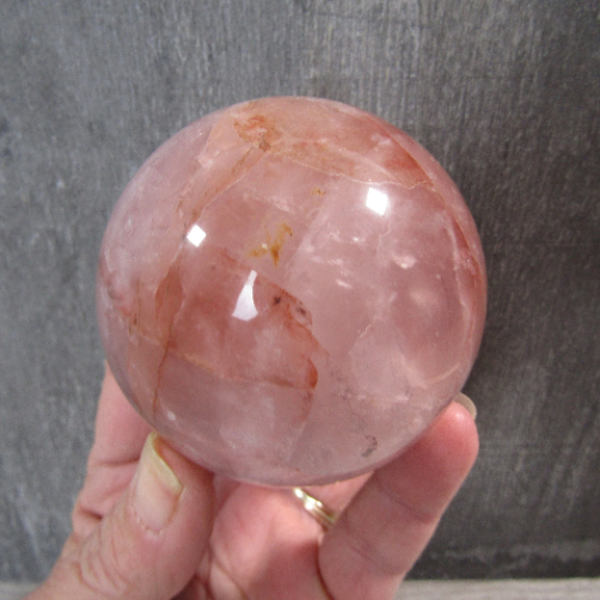 Hematoid Quartz Sphere for Wholesale – Crystal Shops