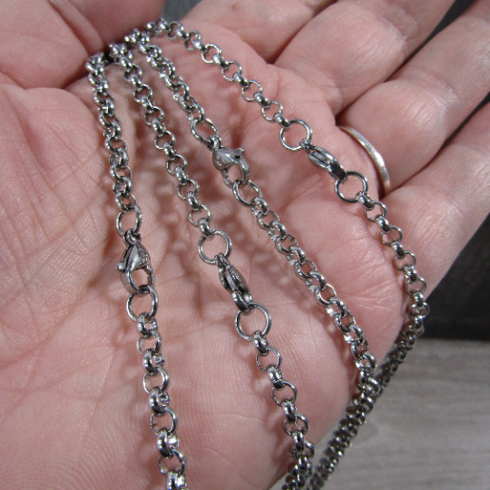 Stainless Steel Necklace Chains – Assorted Styles for Jewelry