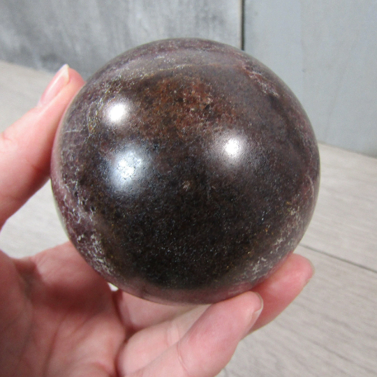 Large Garnet Display Sphere – Wholesale Deep Red Crystal