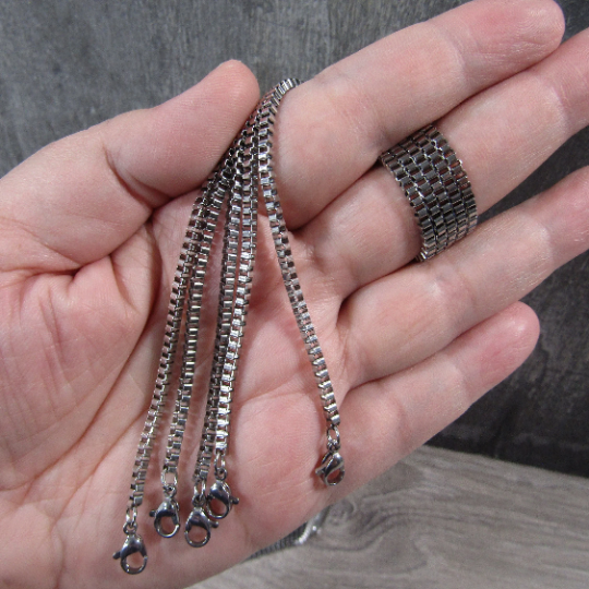 Stainless Steel Necklace Chains – Assorted Styles for Jewelry