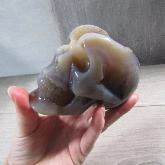 Large Gemstone Skull for Crystal Retail and Gift Shops