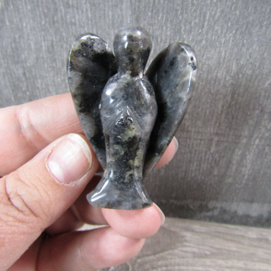 larvikite bulk angel figurines for metaphysical stores